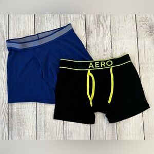 Men's Blue and Black Underwear Set/2items size S